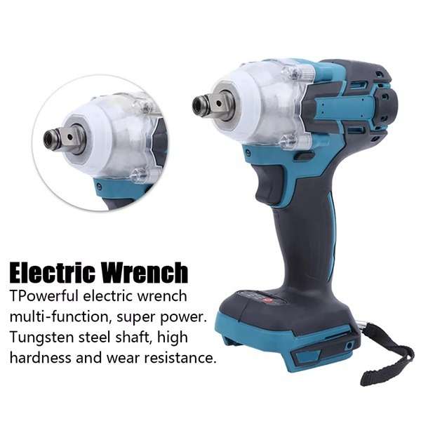 Cordless Rechargeable Impact Wrench With Battery Pack