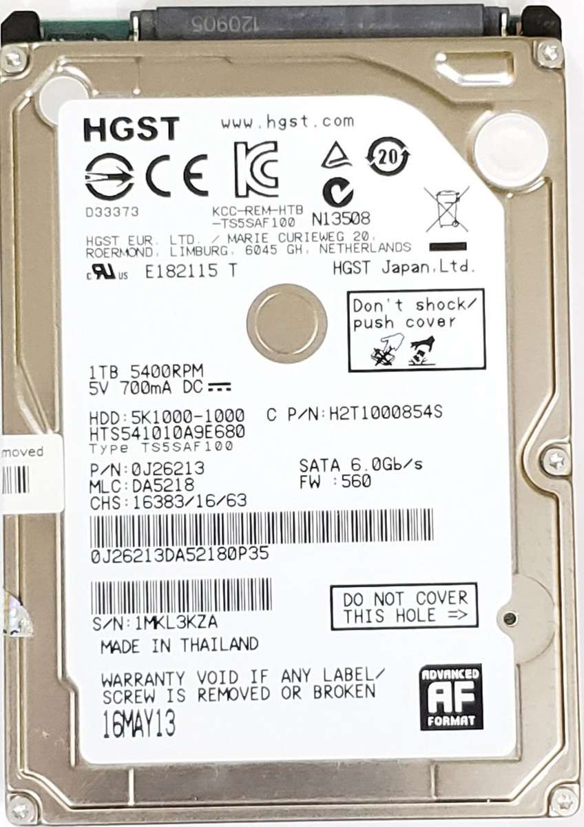 Hitachi  1TB SATA 2.5" Hard Drive