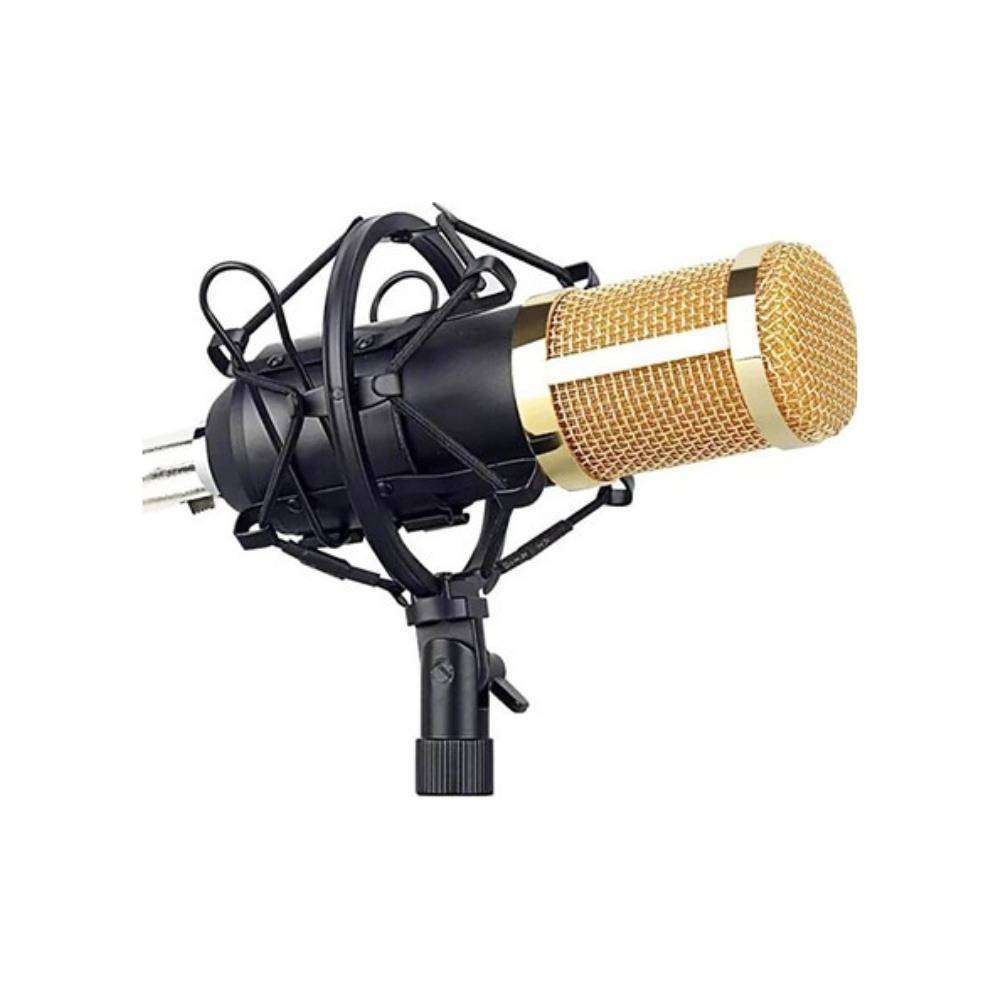 Professional Studio Recording Microphone Kit With V8 Sound Card-MIC8