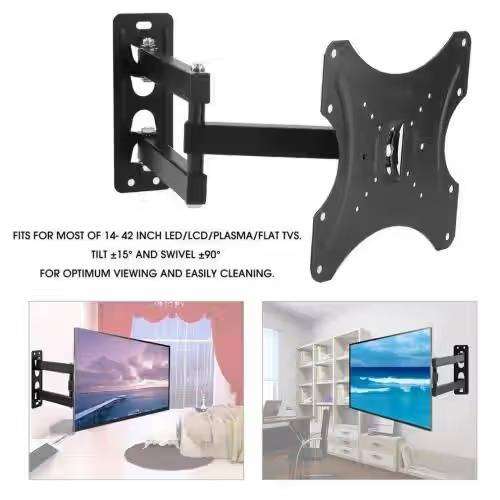 TV Wall Mount Bracket, Full Motion Cantilever Wall Mount Bracket 14``~42``