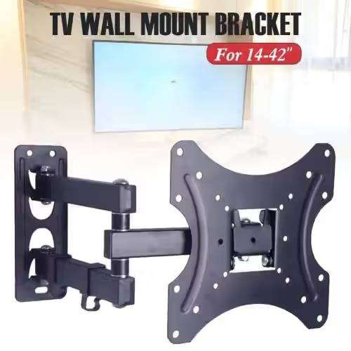 TV Wall Mount Bracket, Full Motion Cantilever Wall Mount Bracket 14``~42``