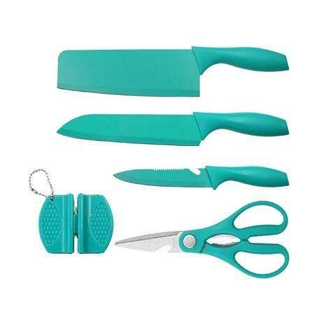 EVDRTVERH Stainless Steel Kitchen Knife Set Non-Stick Blade Steel Knife Kitchen Tool Set