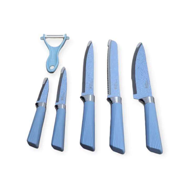 EVDRTVERH 1831403 Non Stick Coating Kitchen Knife Set