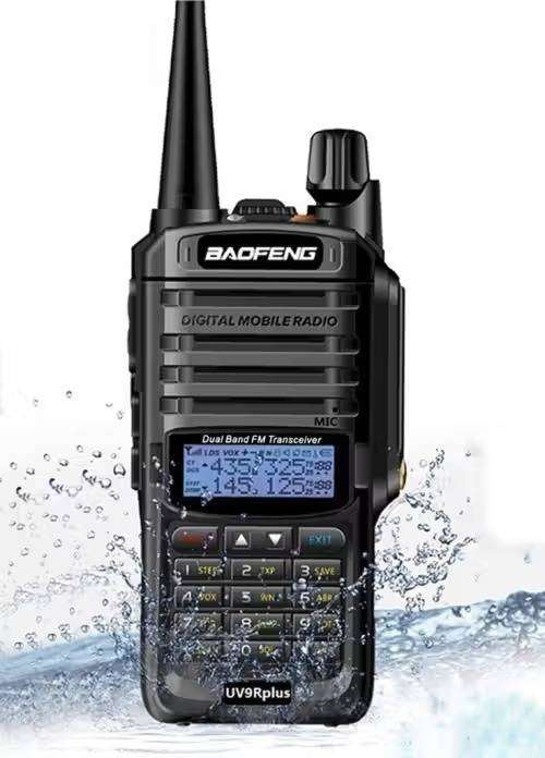 BAOFENG UV-9R Plus Walkie Talkie VHF UHF Dual Band 15W Handheld Two Way Radio.