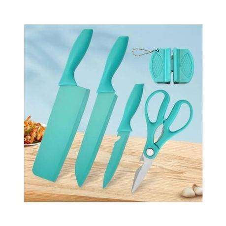 EVDRTVERH Stainless Steel Kitchen Knife Set Non-Stick Blade Steel Knife Kitchen Tool Set