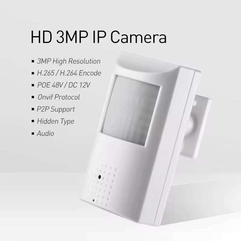 3MP IP PIR Camera Invisible Hidden PIR Night Vision Camera