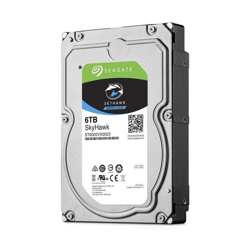 6TB Seagate SkyHawk 6TB Surveillance Hard Drive - SATA 6Gb/s 64MB Cache 3.5-Inch Internal Drive