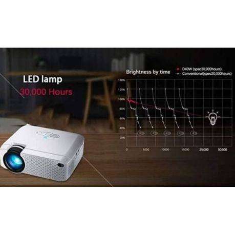 Q-A16B Ultra HD WiFi Mirroring LED Projector - Stunning Visuals in Ultra HD Resolution