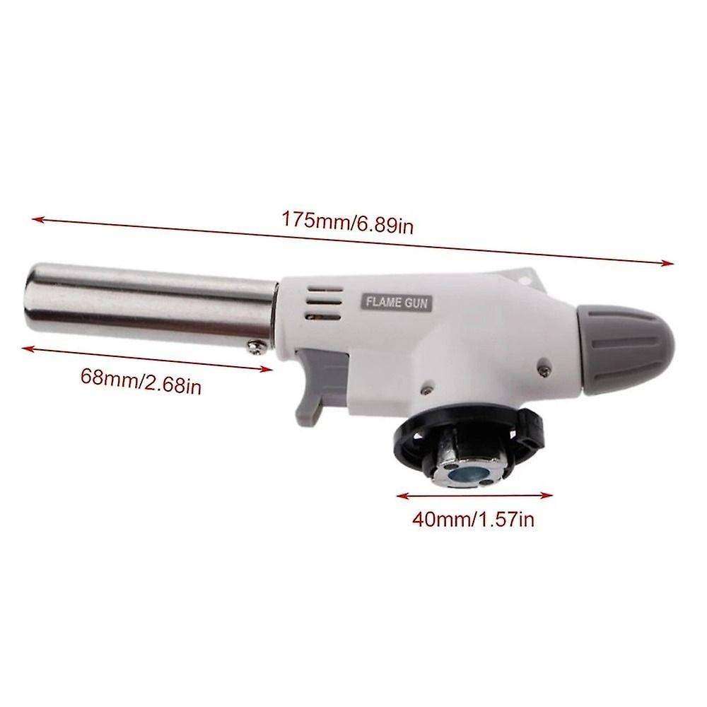 Kitchen Blow Torch Gas Torch - Flame Adjustable, Gas Butane Culinary for Home and Outdoor