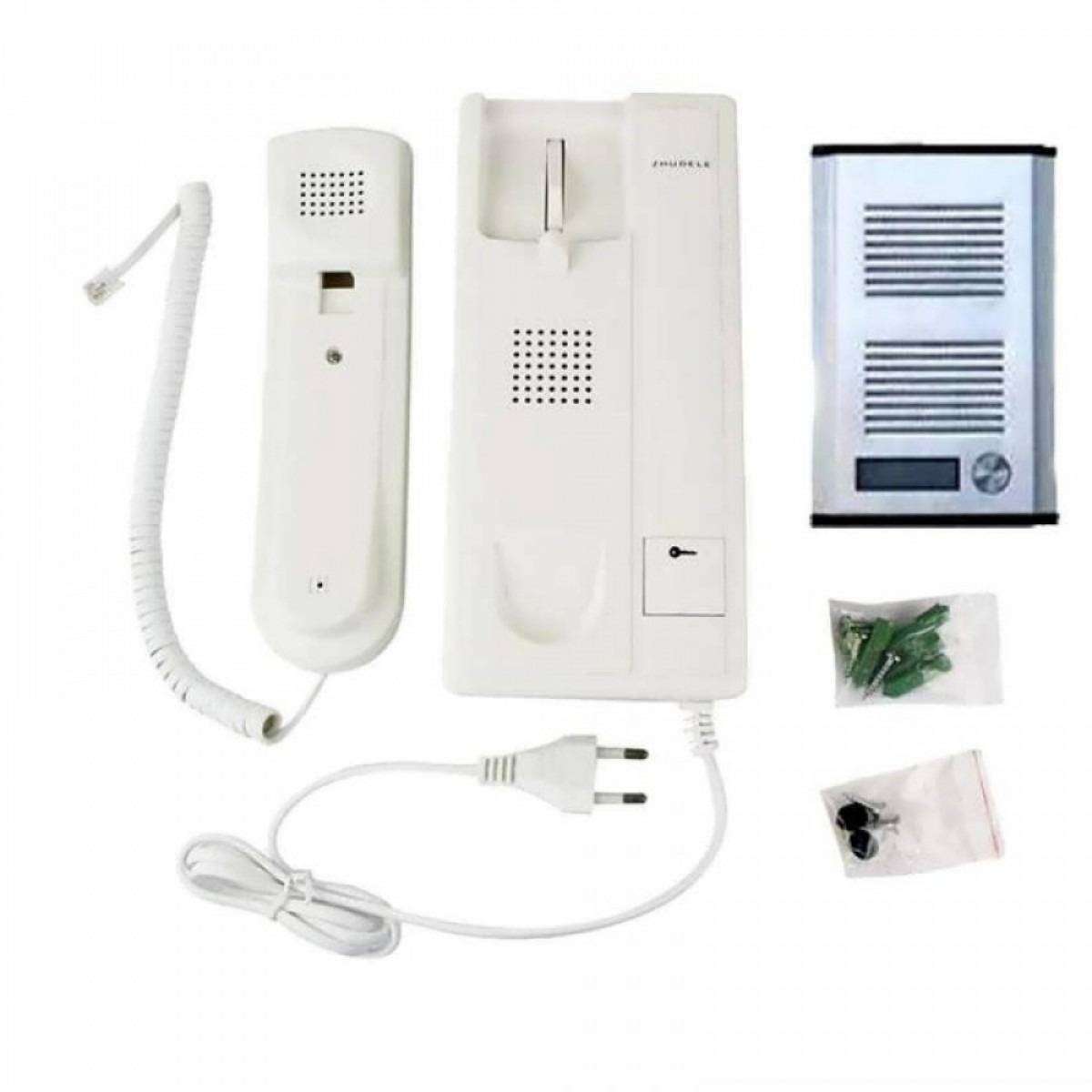 Complete Door Phone Set - Home/Office Intercom (2-Wire Intercom System Unlock Function) RL-3206B