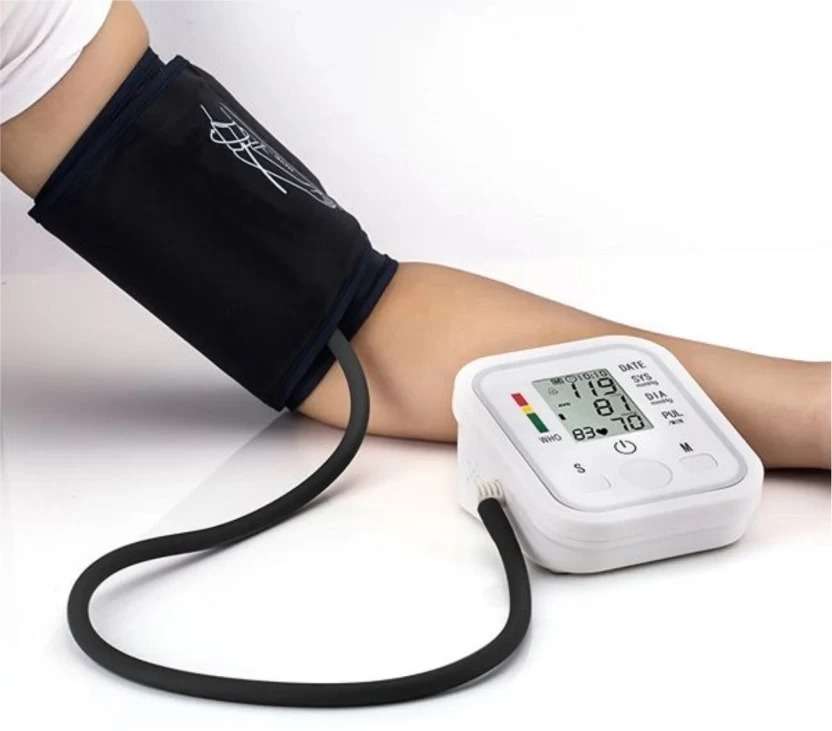 Digital Blood Pressure Monitor Upper Arm Automatic BP Machine Pulse Meter