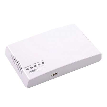 12000mAh Mini DC UPS White