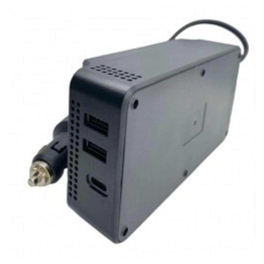 Power Car Inverter 300W DC 12V to 220V AC with 2 USB Charger Pods