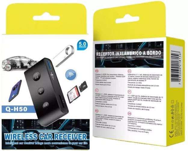 Q-H50 Wireless car receiver with Bluetooth