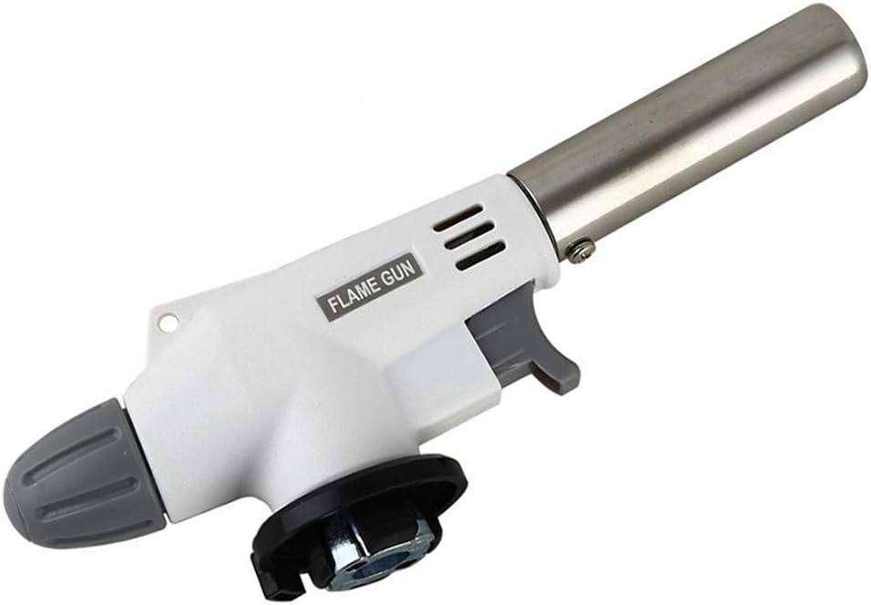 Kitchen Blow Torch Gas Torch - Flame Adjustable, Gas Butane Culinary for Home and Outdoor