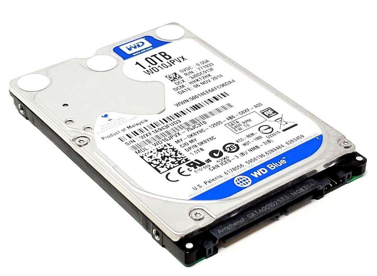 Western Digital Blue 1TB SATA Notebook Hard drive 6Gb/s 8MB Cache 2.5-inch Hard Drive
