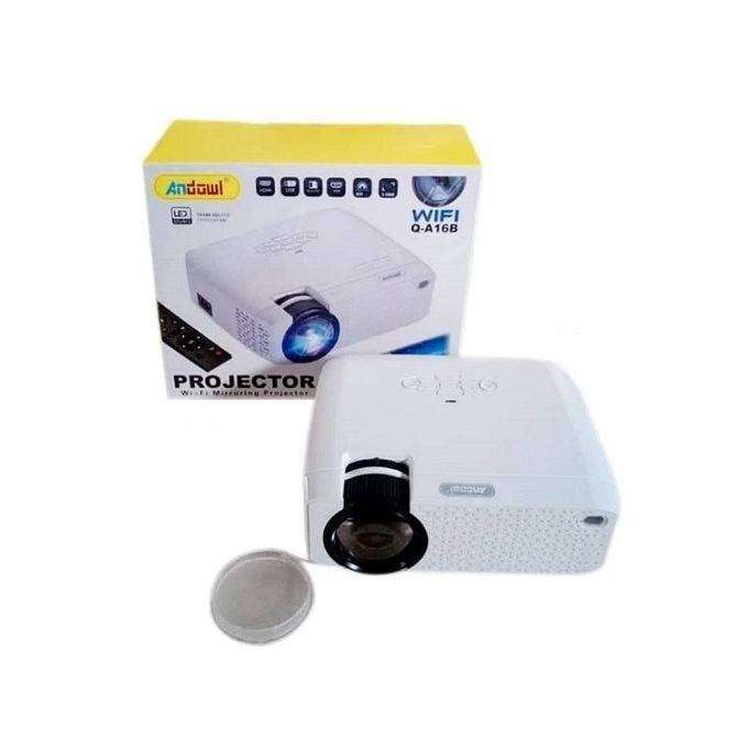 Q-A16B Ultra HD WiFi Mirroring LED Projector - Stunning Visuals in Ultra HD Resolution