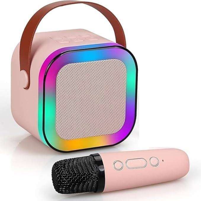 Mini Speaker Karaoke Bluetooth Wireless Portable Microphone