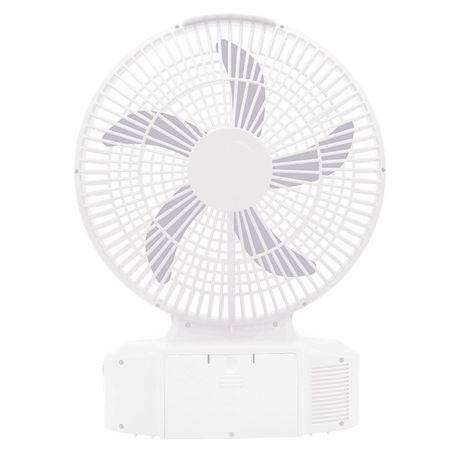Fan - Solar Powered Rechargeable Fan With Speakers And LED Light