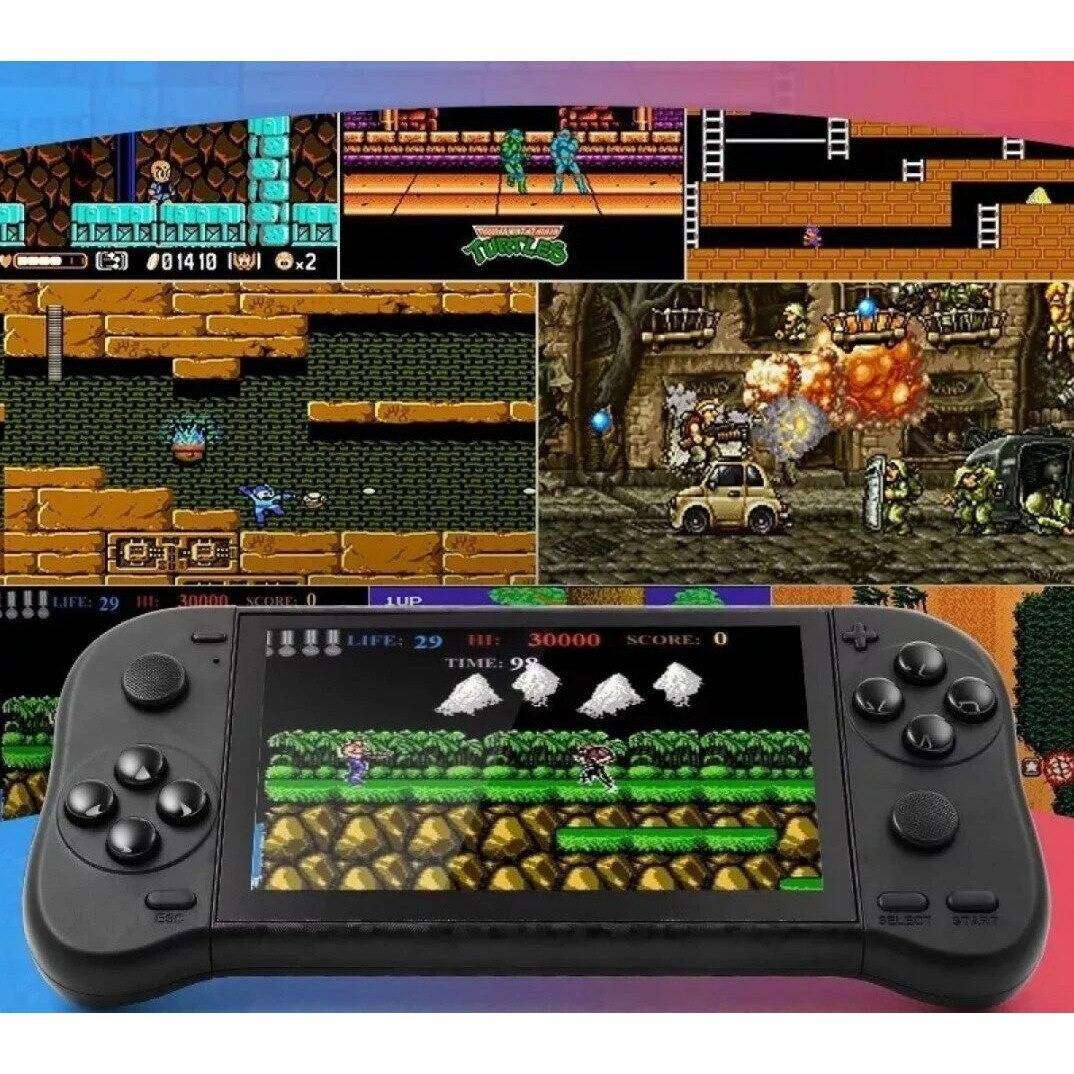 GSX500 Video Game Console, 5.1-inch Screen, 6000 Games, Black