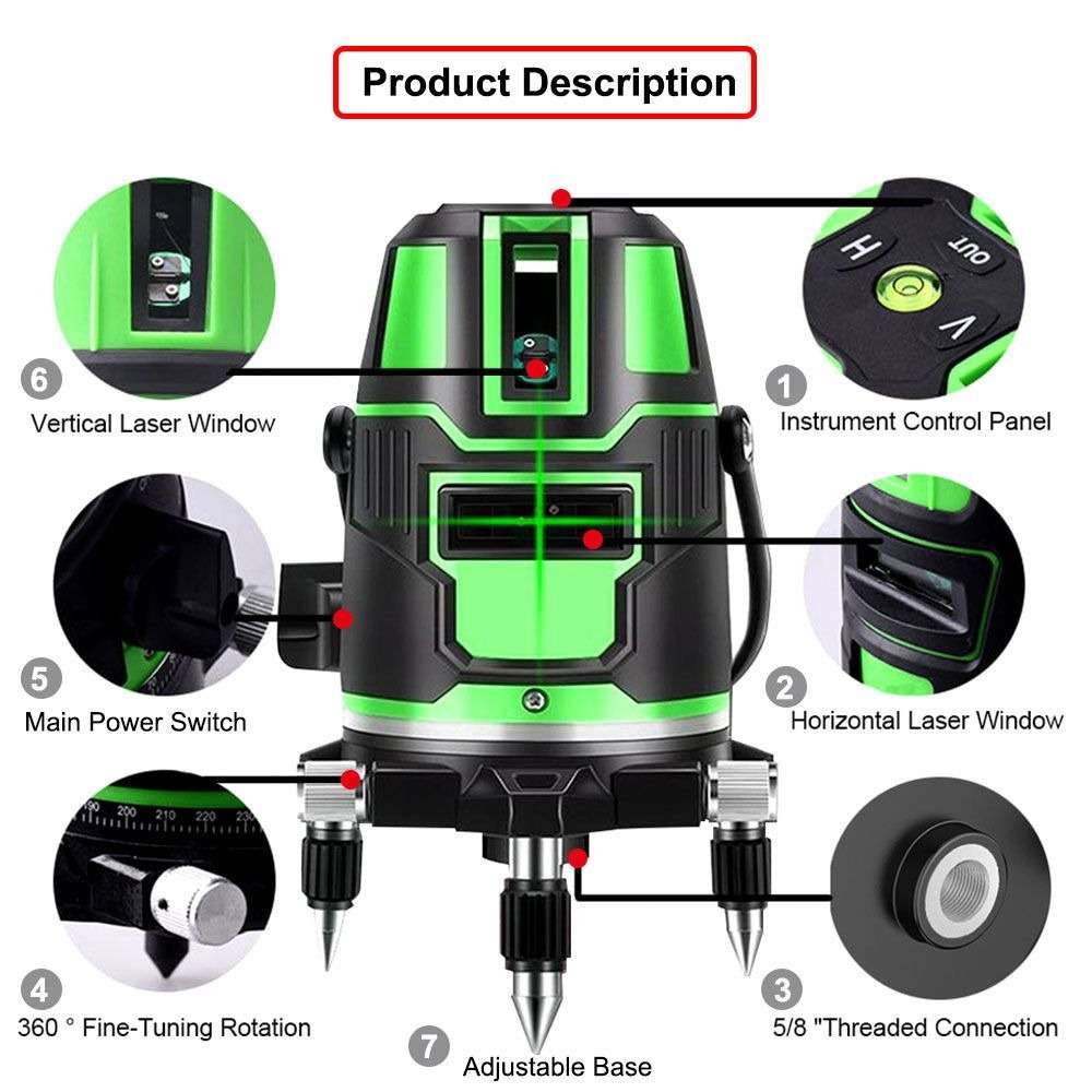 360-Degree Super Strong Laser Level