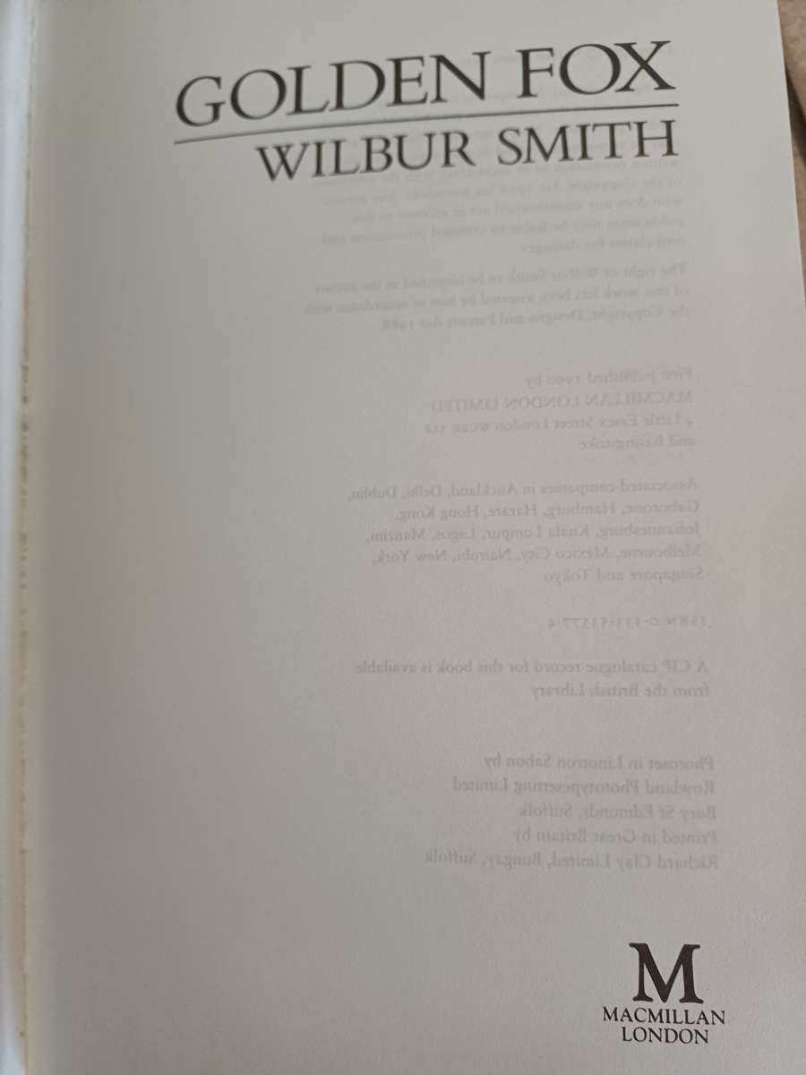 Golden Fox by Wilbur Smith