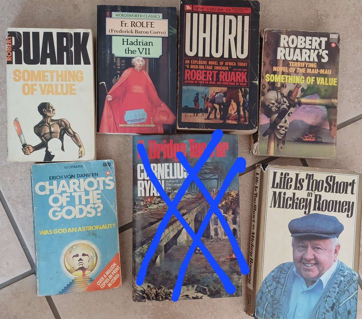 Boxes of Books Fiction and Nonfiction