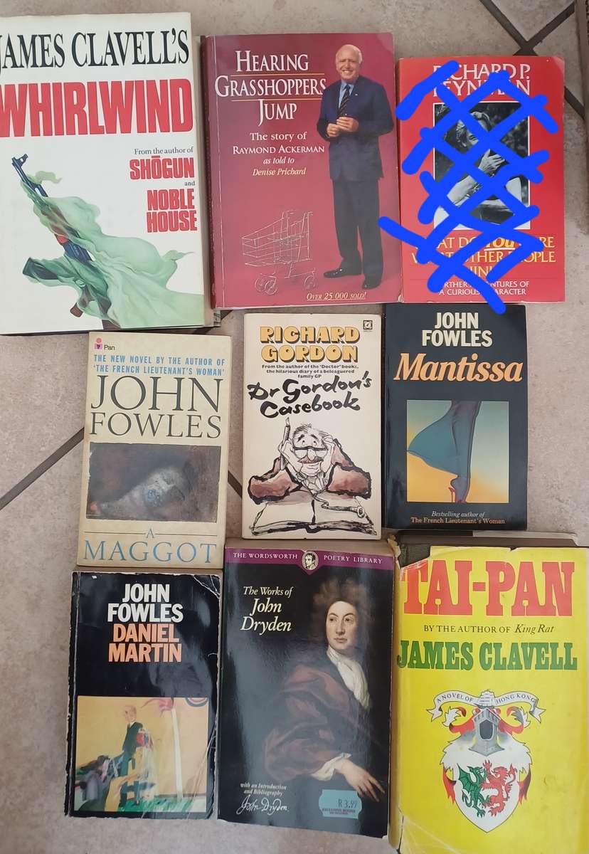 Boxes of Books Fiction and Nonfiction