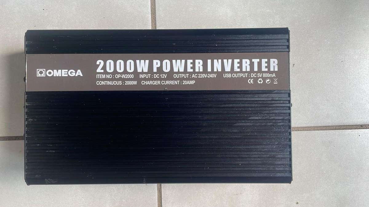 Omega 2000w inverter ( WORKING)  Liquidation Auction (Sold As-Is)