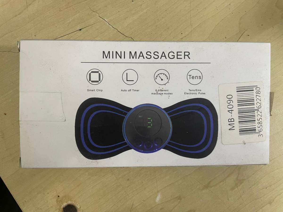 New Mini Massager MB-4090 with TENS Electronic Pulse - Liquidation Auction