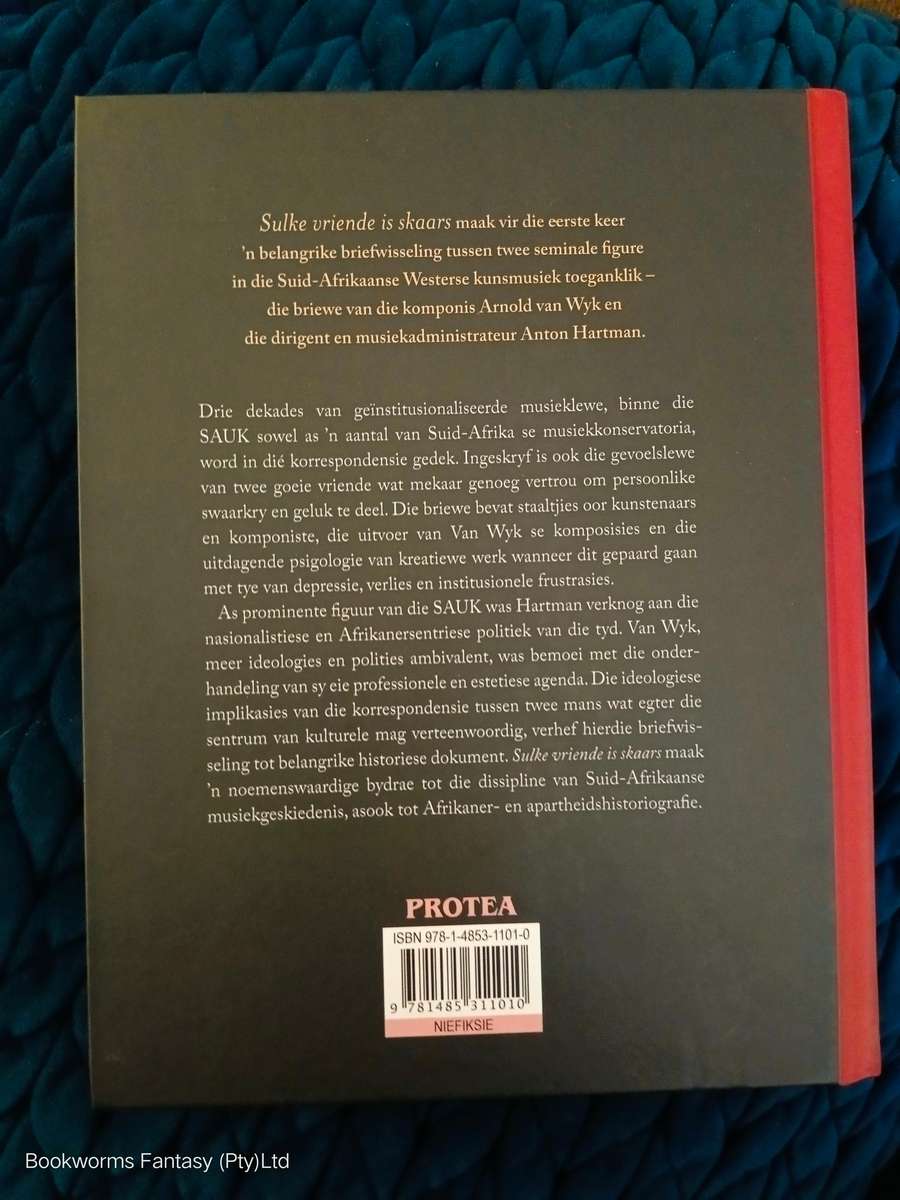 Sulke Vriende is Skaars deur Arnold van Wyk