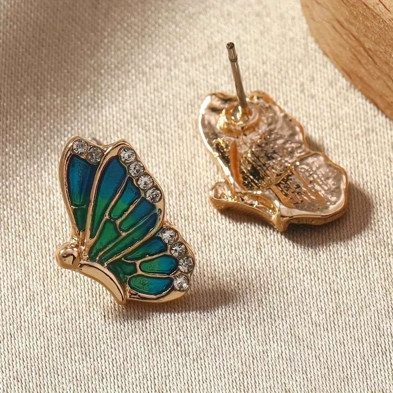 Butterfly Drop Earrings Bohemian Elegant