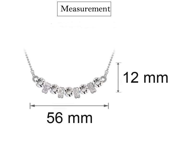 Aqua Blue Austrain crystal  Necklace & Earrings Jewelry Set