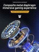 Transformers TF-T01 Bluetooth 5.3 TWS Earbuds HIFI Sound, Low Laten ( Black only ) Shock Wave design