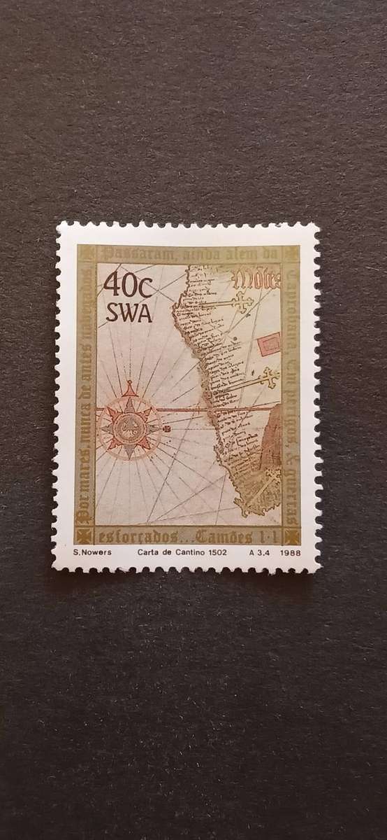 S.W.A 1988 500TH ANN. OF THE DISCOVERY OF CAPE OF GOOD HOPE BY BARTHOLOMEU DIAS