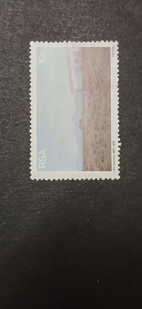 SOUTH AFRICA 1978 THE 125TH BIRTH ANN. OF J.E.A VOLSCHENK-FLUORESCENT PAPER