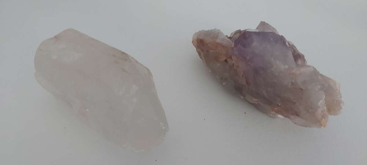 Quartz, Amethyt Quartz pair
