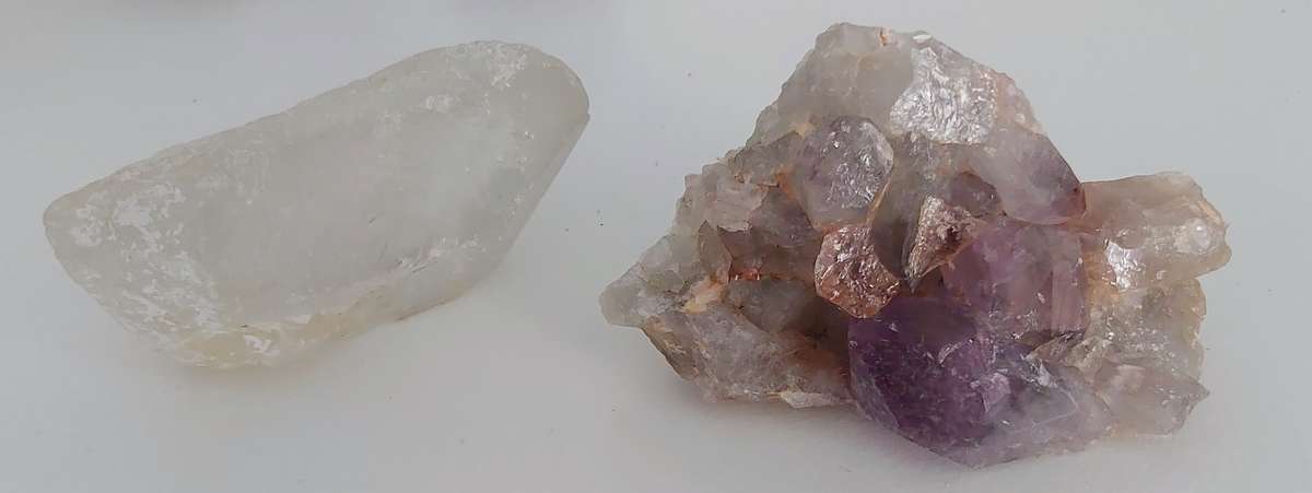 Quartz, Amethyt Quartz pair
