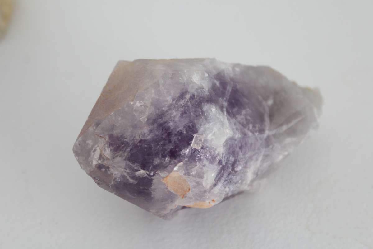 Amethyst - Light Purple.  Approx 10 x 7 x 7