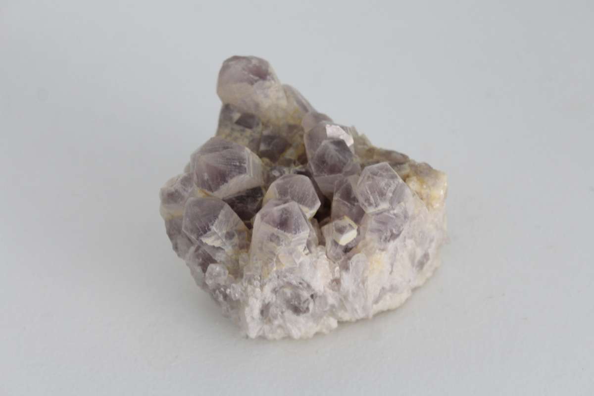 Amethyst - Light Purple.  Approx 10 x 10 x 10