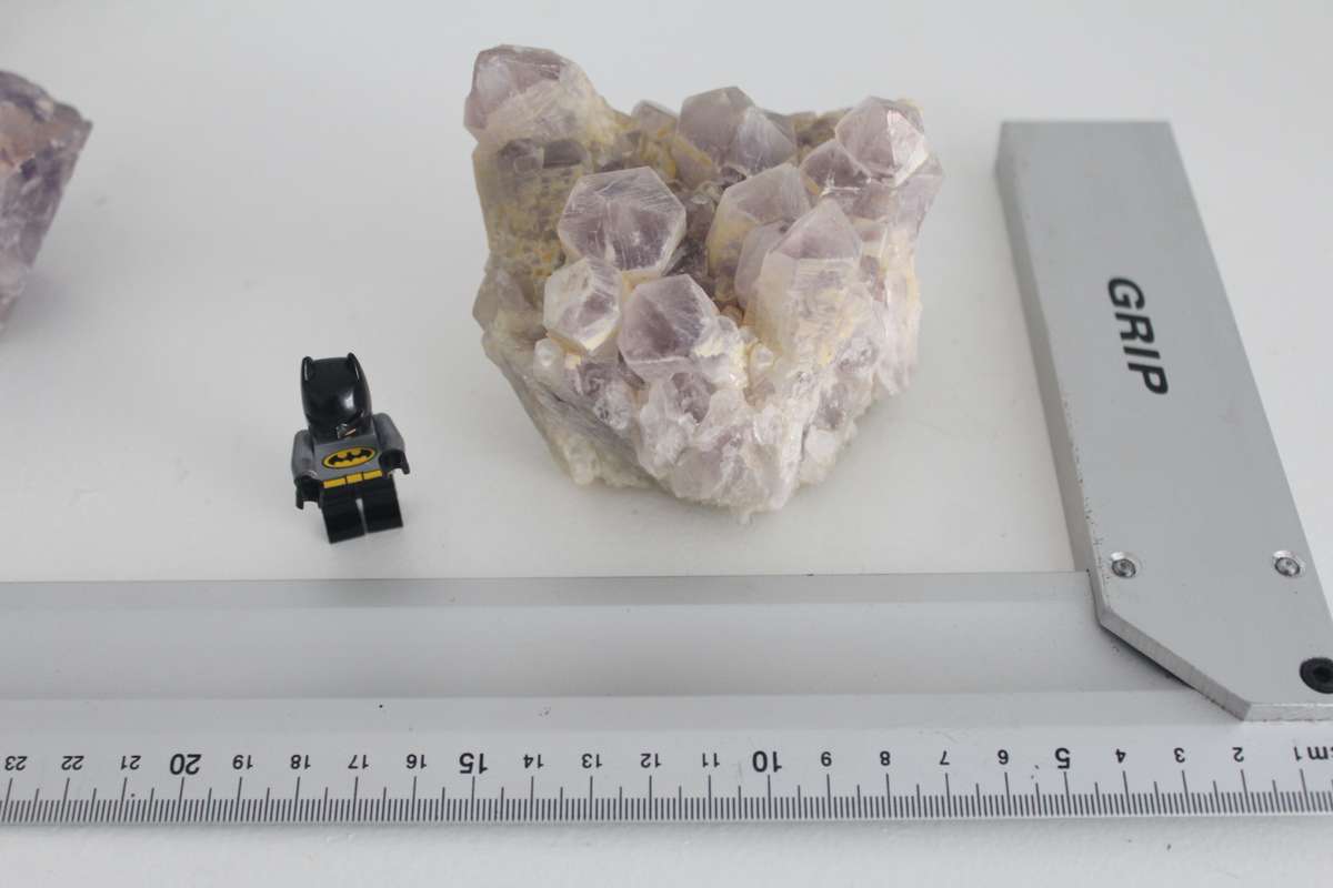 Amethyst - Light Purple.  Approx 10 x 10 x 10