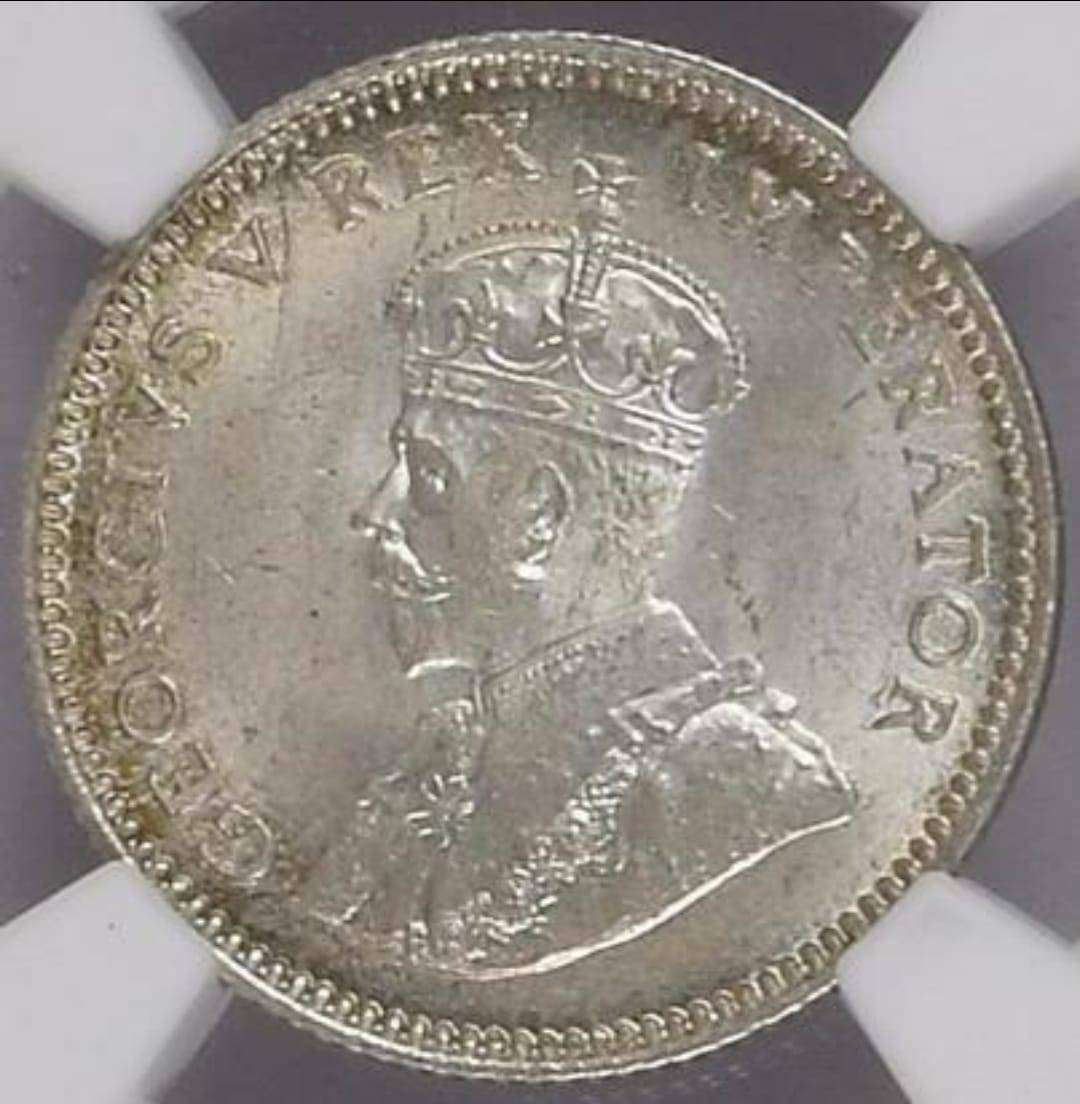 1927 6 PENCE NGC MS65 (HIGH GRADE)