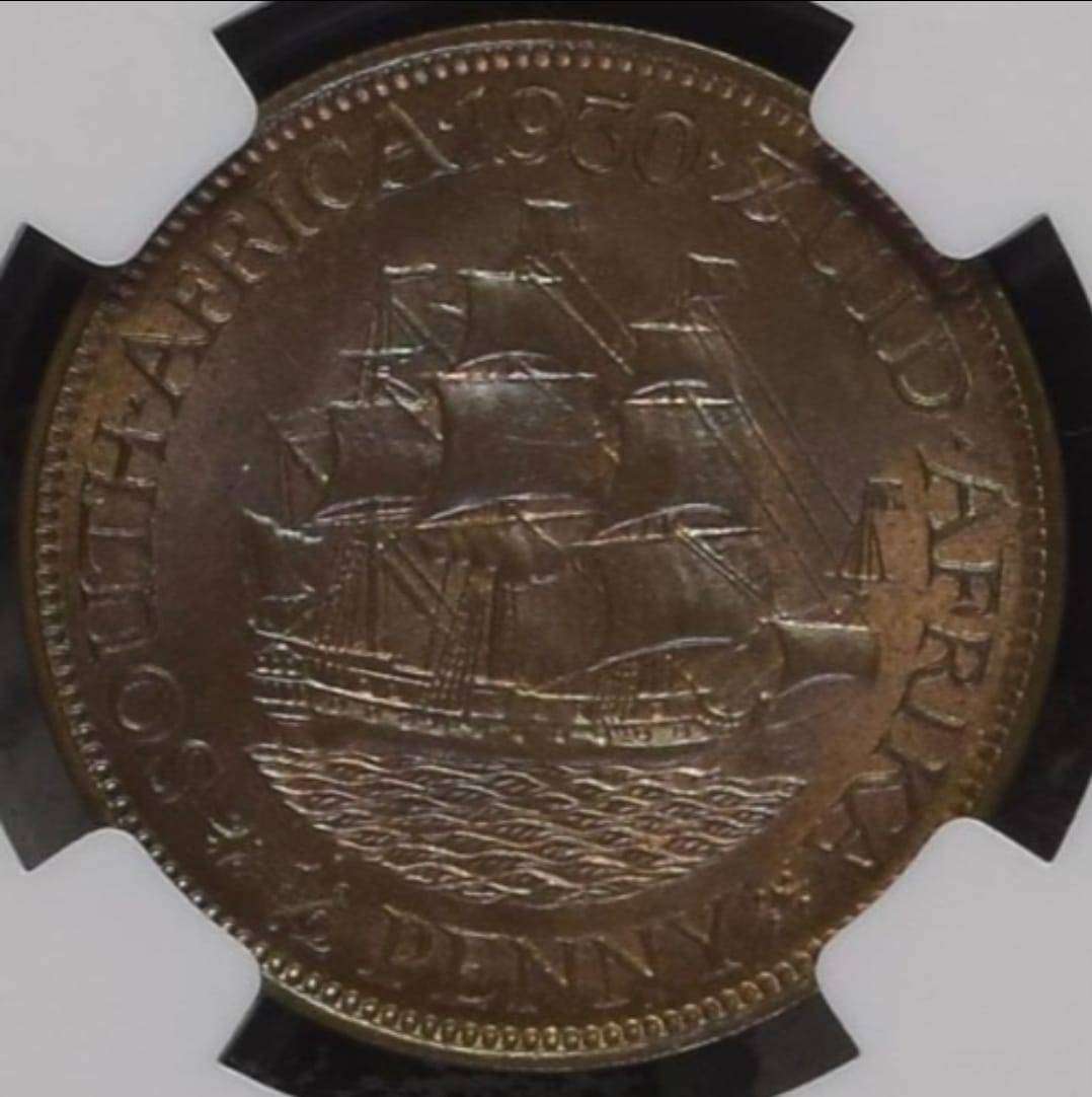 1930 HALFPENNY NGC NS64BN