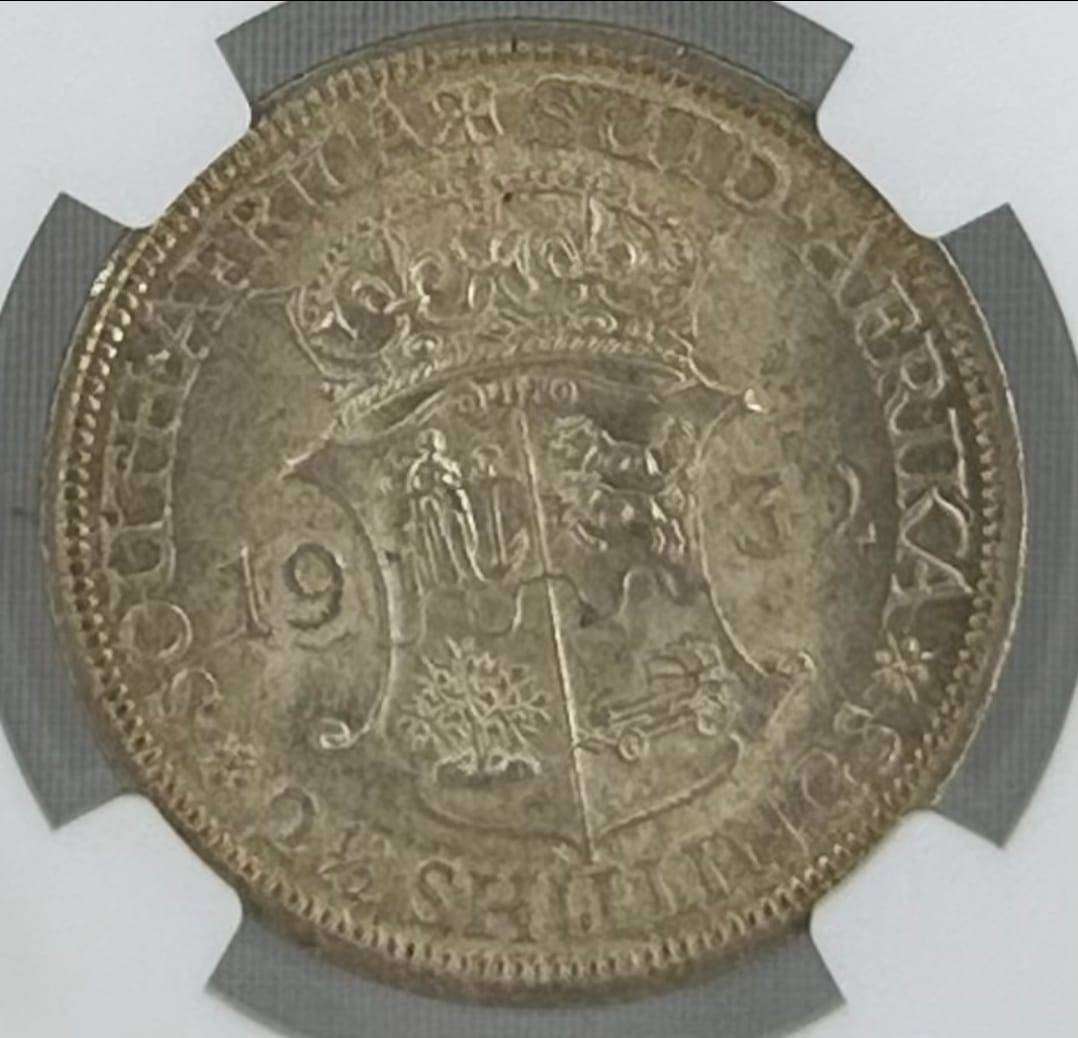1932 HALFCROWN NGC MS64