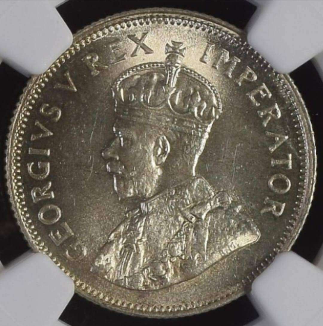 1932 1 SHILLING NGC GRADED MS64