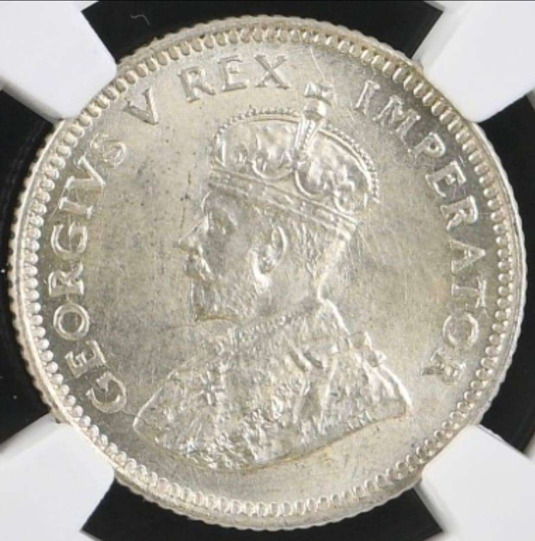 1932 MS64+ 6 PENCE NGC GRADED