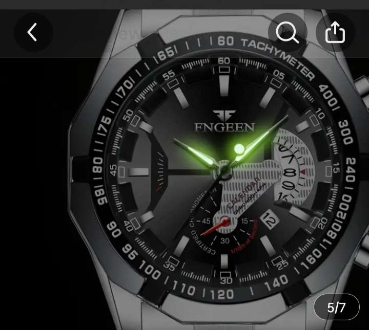 Mens Calender Watch
