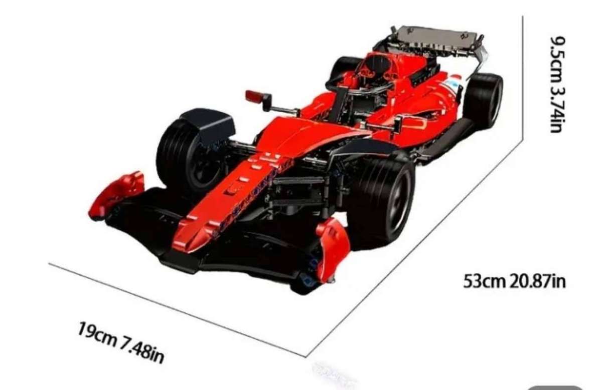 Formula One Technic Building Blocks Model