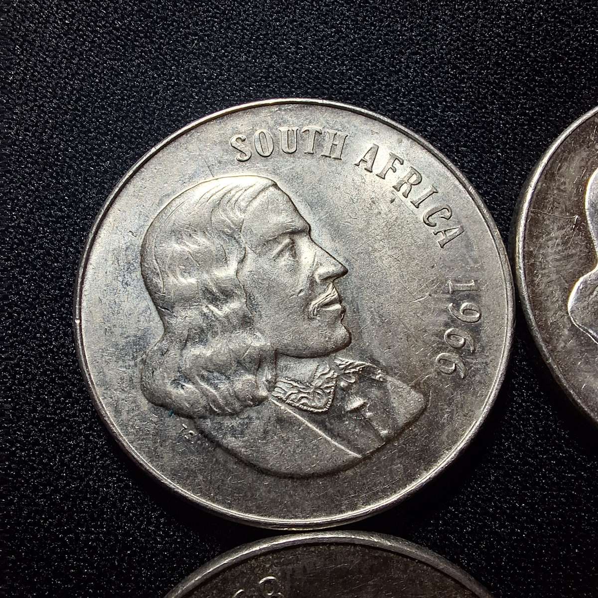 2 x 1966 & 2 x 1968 - 50 cent English & Afrikaans Uncirculated Coins