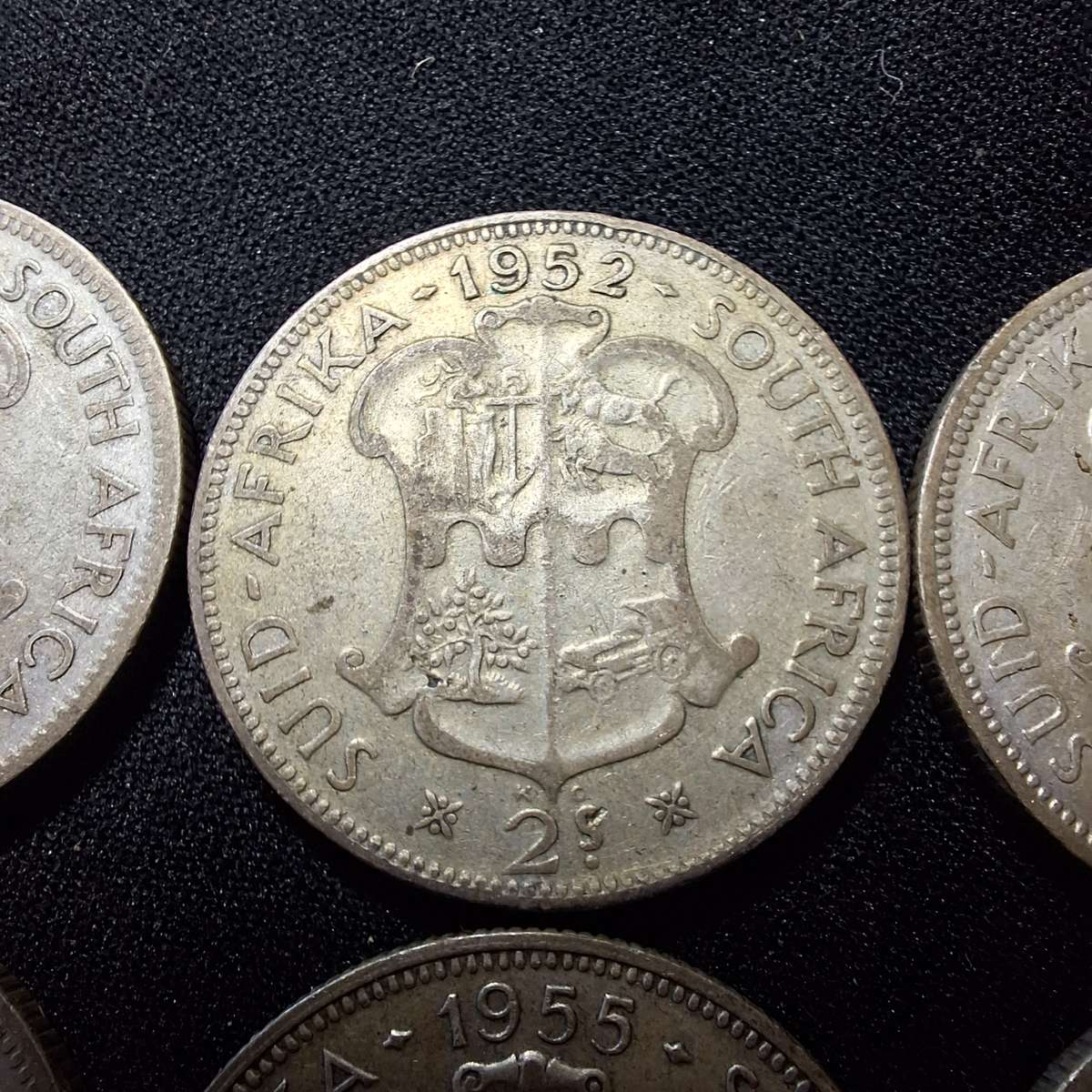 1951 to 1958 2 Shilling Coins